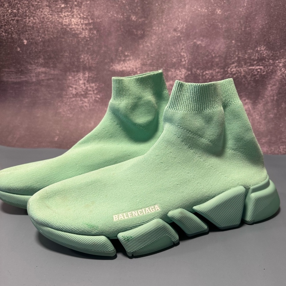 Balenciaga Speed Sock ‘mint green’